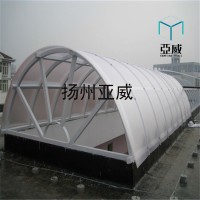 高郵廠家直銷1-12mm透明乳白抗UV隔音PC耐力板頂棚