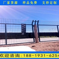 清遠(yuǎn)帶刺防攀爬鐵路護(hù)欄 浸塑鐵路隔離柵 通線8002圖紙