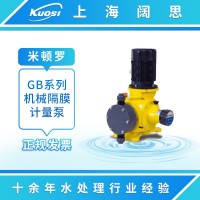 機(jī)械隔膜計(jì)量泵GB系列 LMI米頓羅耐磨雙隔膜泵頭污水加藥泵